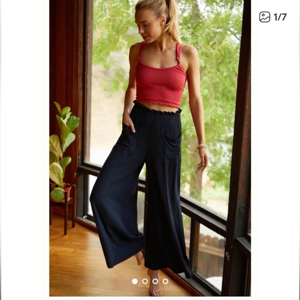 FP Movement by Free People black Wide Leg Pants